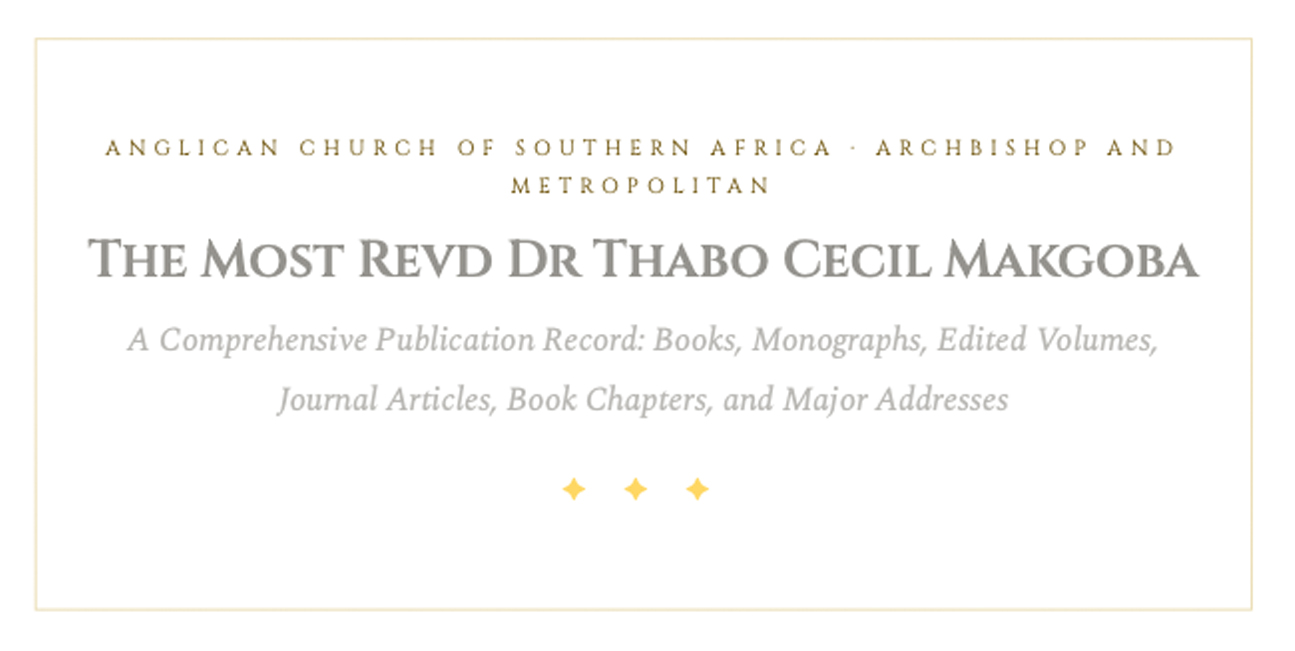 A Comprehensive Publication Record