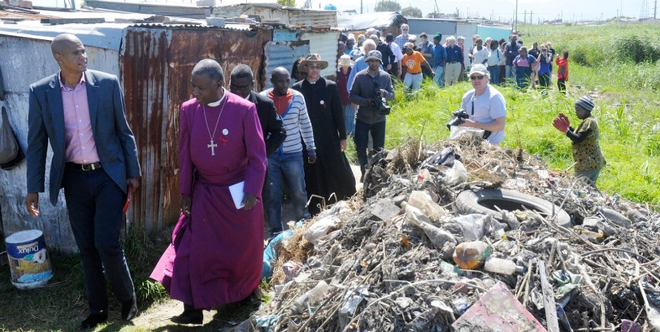  Religious leaders shocked at lack of toilets in settlement - 2011 